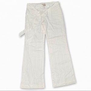 Vintage Forever 21 White Bootcut/Flare Pants Sz M